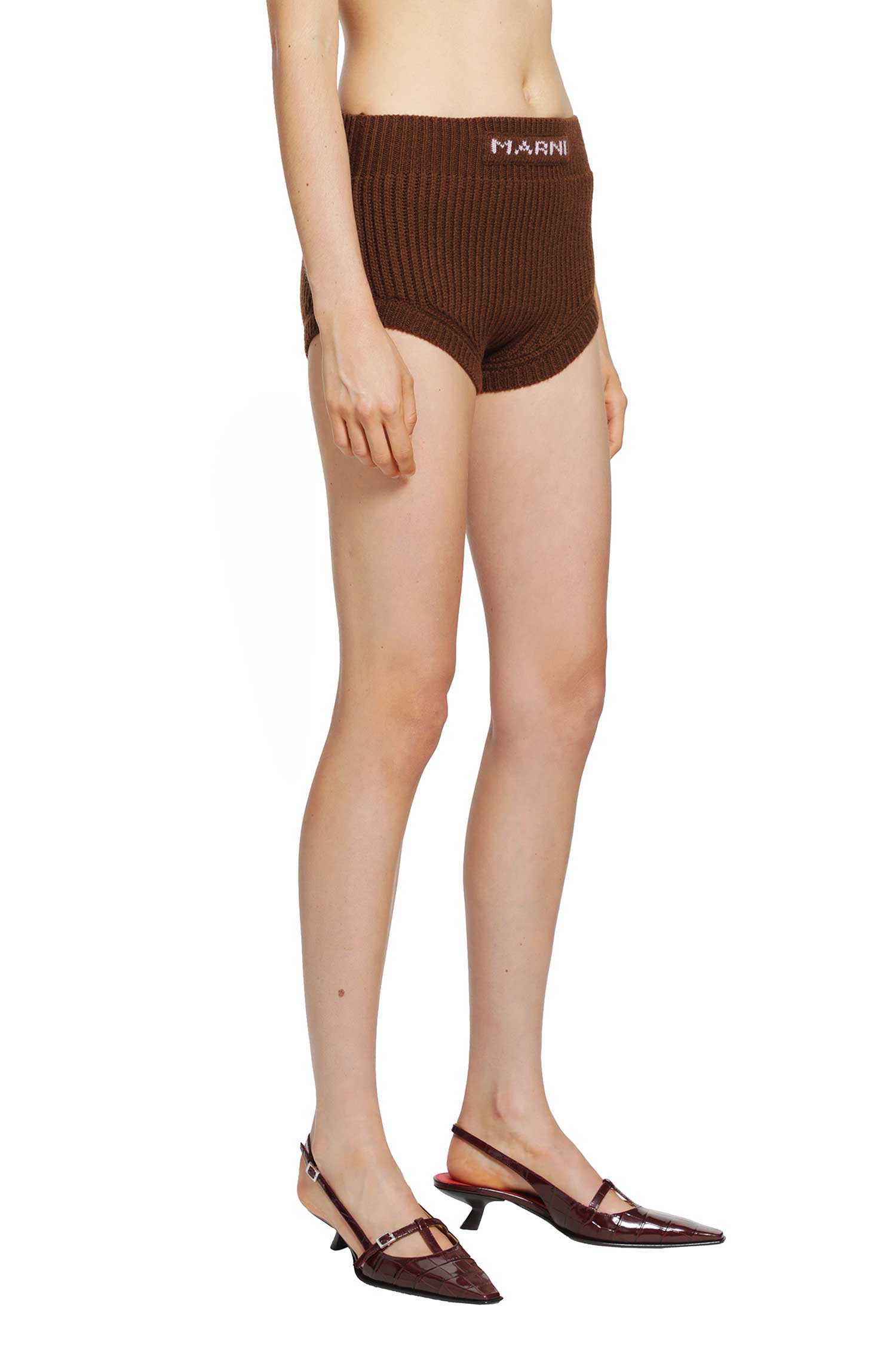 Wool Cashmere Logo Briefs