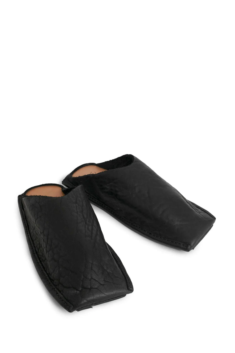Slq01V Leather Slippers - Antonioli.eu