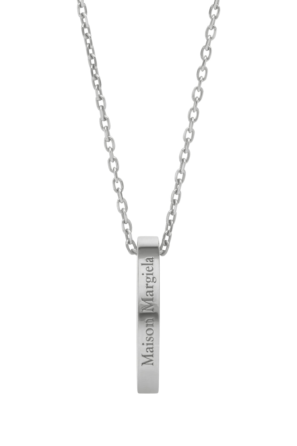 MAISON MARGIELA Logo ring pendant Necklace unisex
