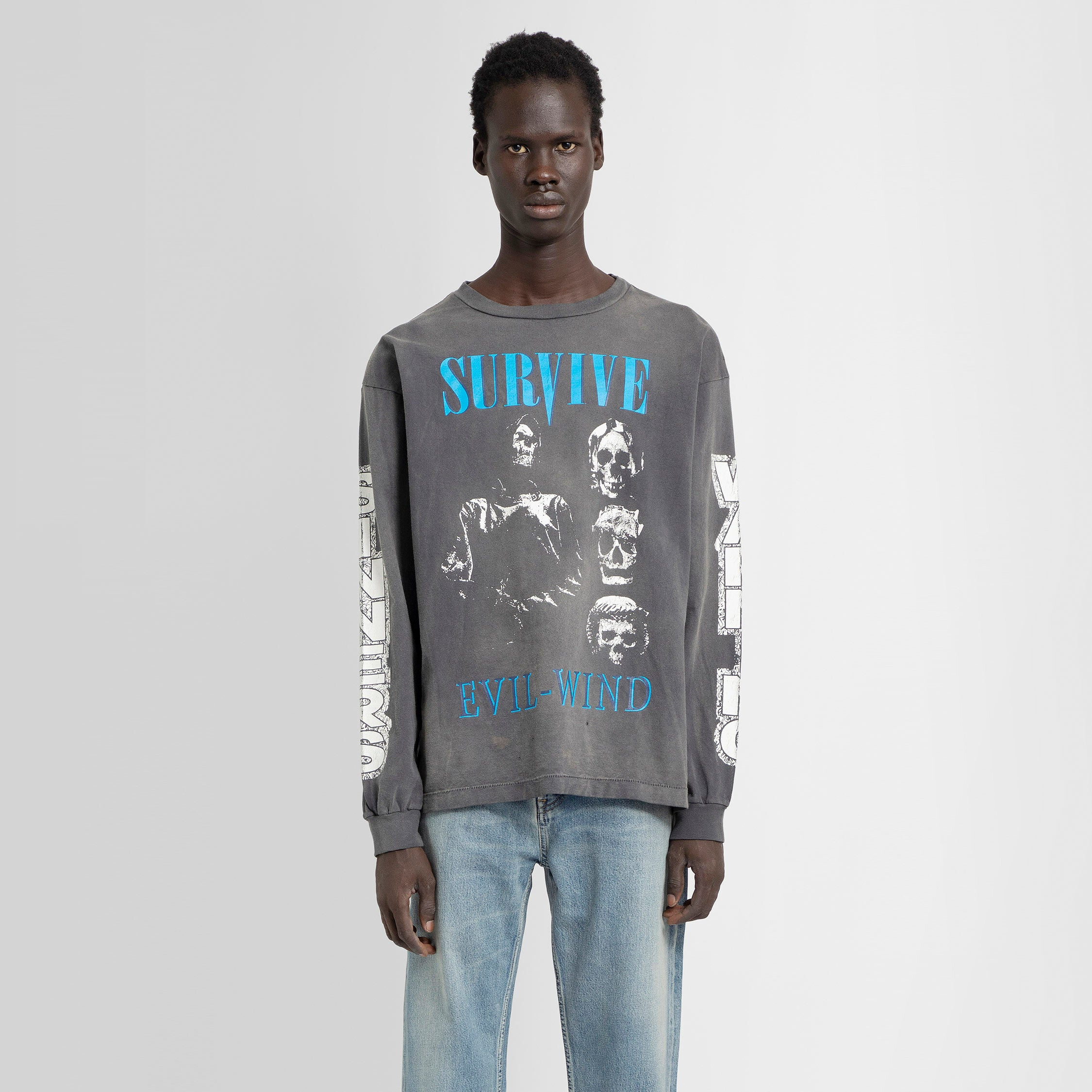 SAINT MICHAEL MAN GREY T-SHIRTS - SAINT MICHAEL - T-SHIRTS | Antonioli