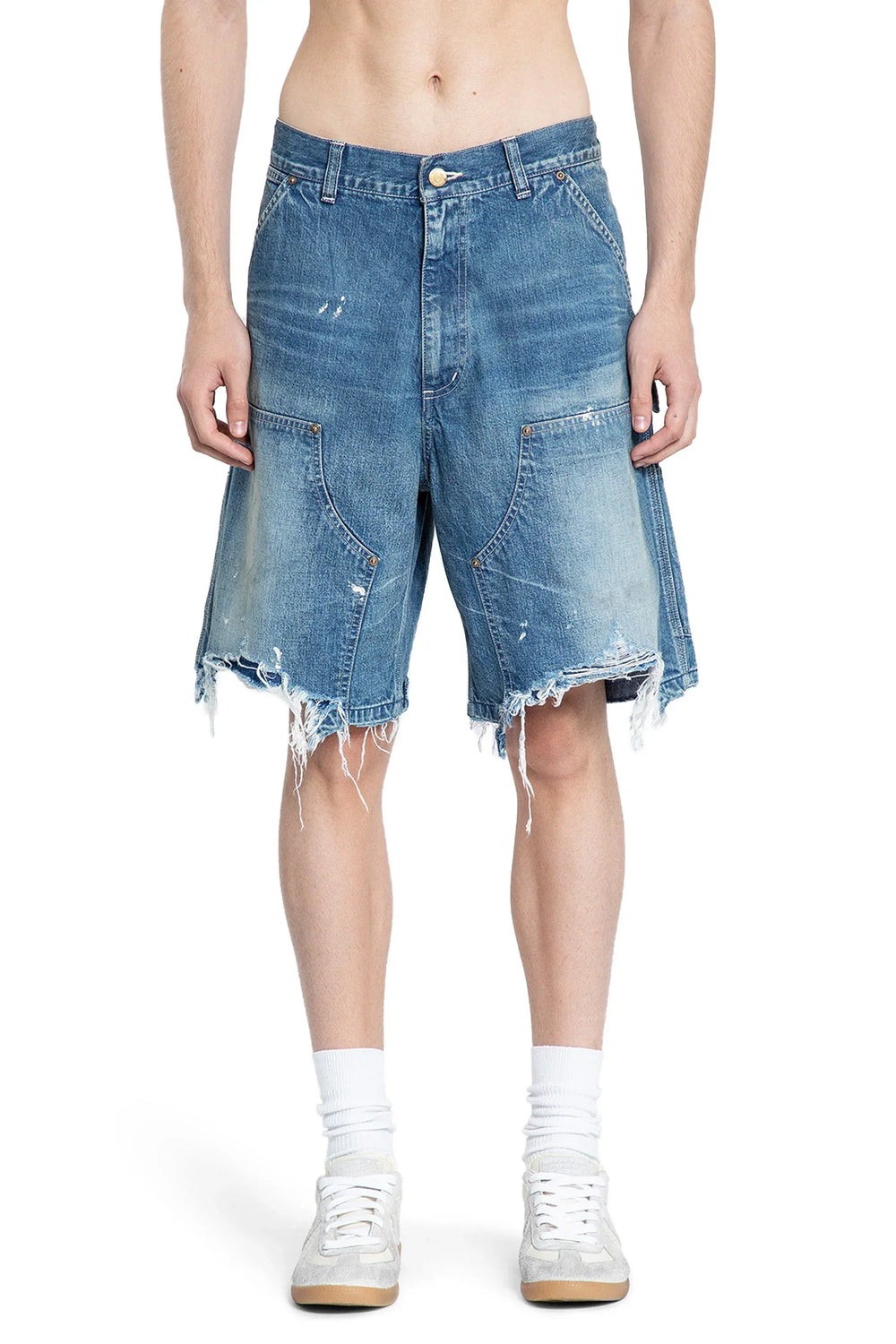 SAINT MICHAEL MAN BLUE SHORTS & SKIRTS - Antonioli.eu