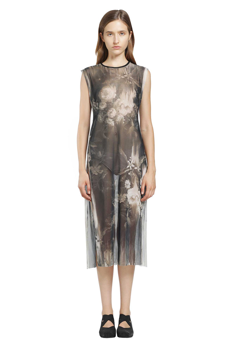
              IA LONDON Moonlight Roses Sheer Dress woman
            