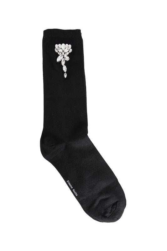 SIMONE ROCHA WOMAN BLACK SOCKS