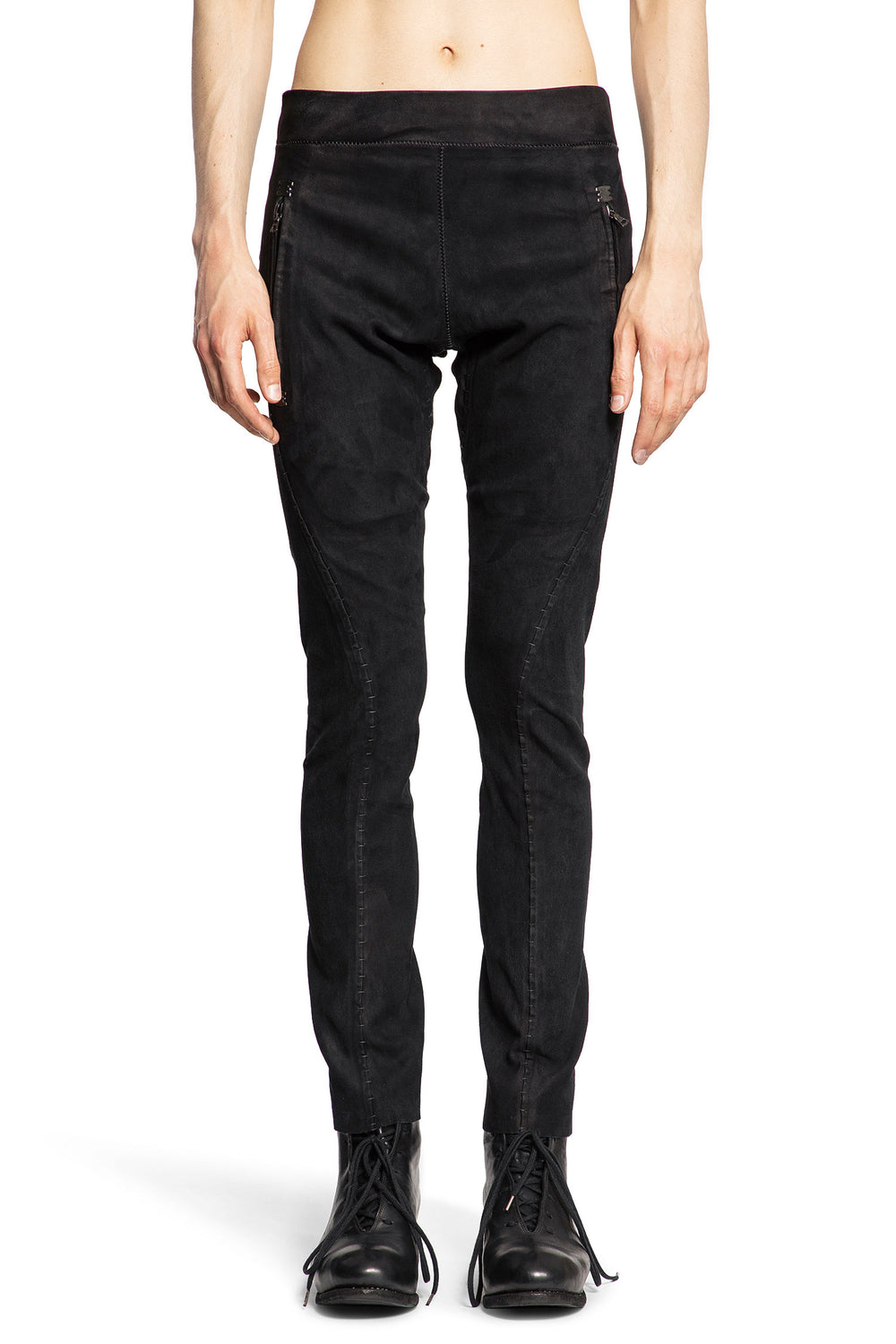 ISAAC SELLAM MAN BLACK TROUSERS