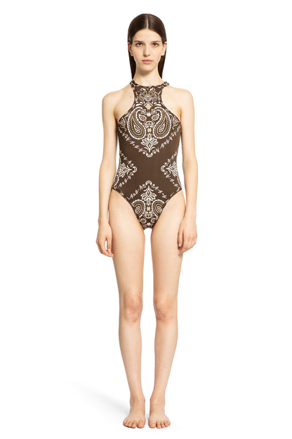 THE ATTICO WOMAN BROWN SWIMWEAR