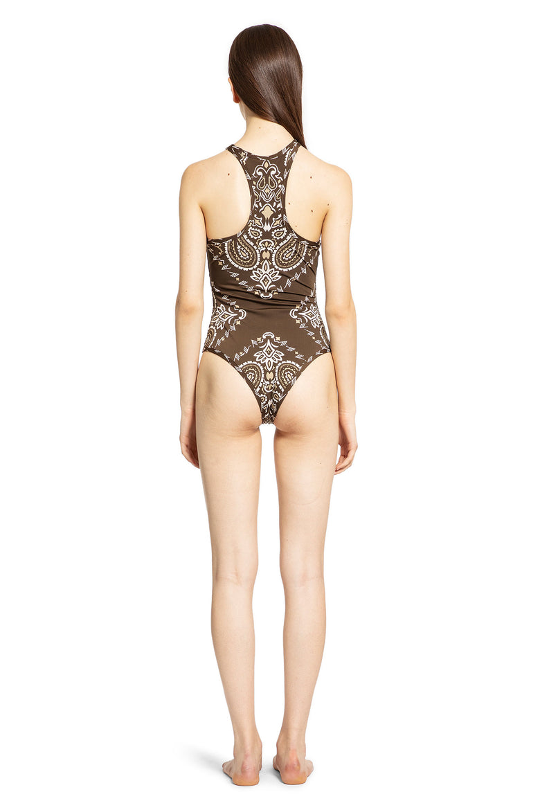 THE ATTICO WOMAN BROWN SWIMWEAR