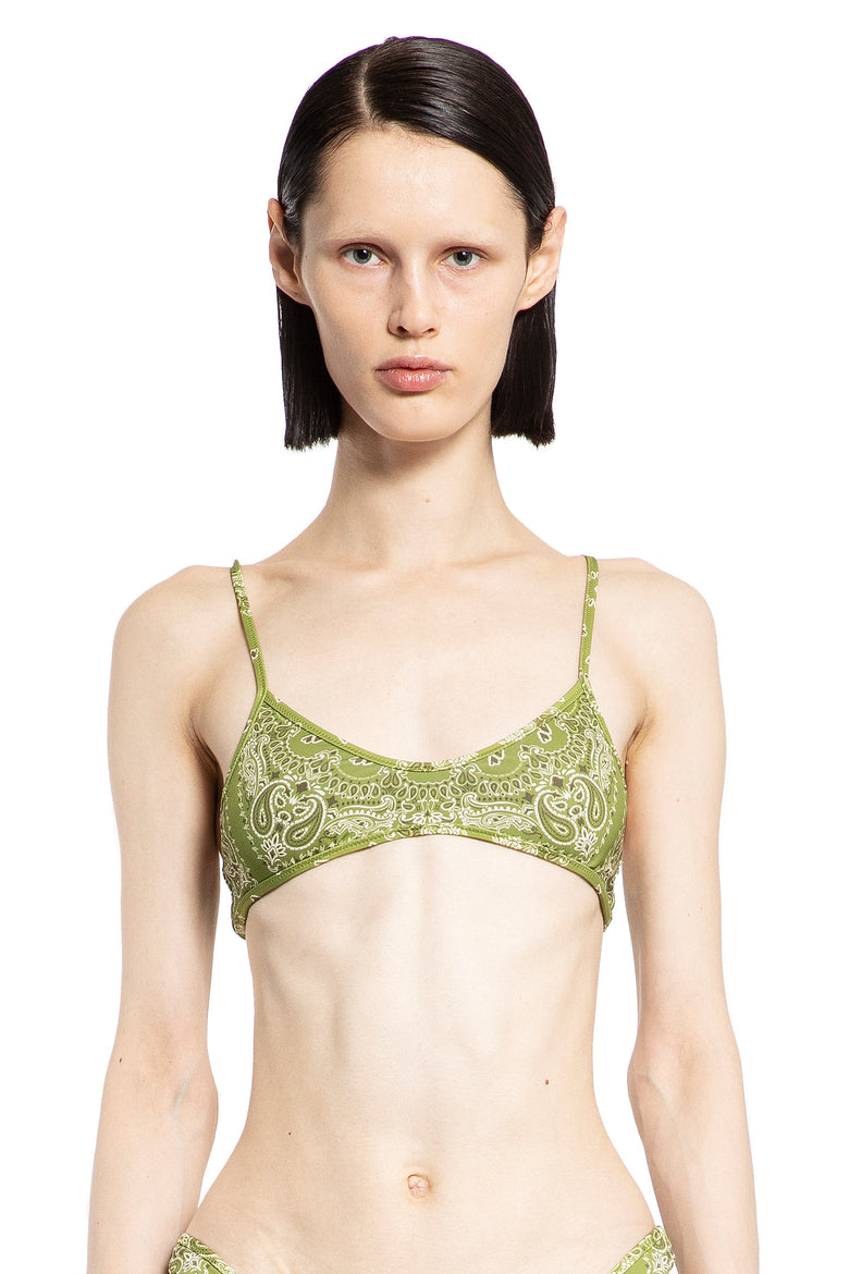 THE ATTICO WOMAN GREEN SWIMWEAR