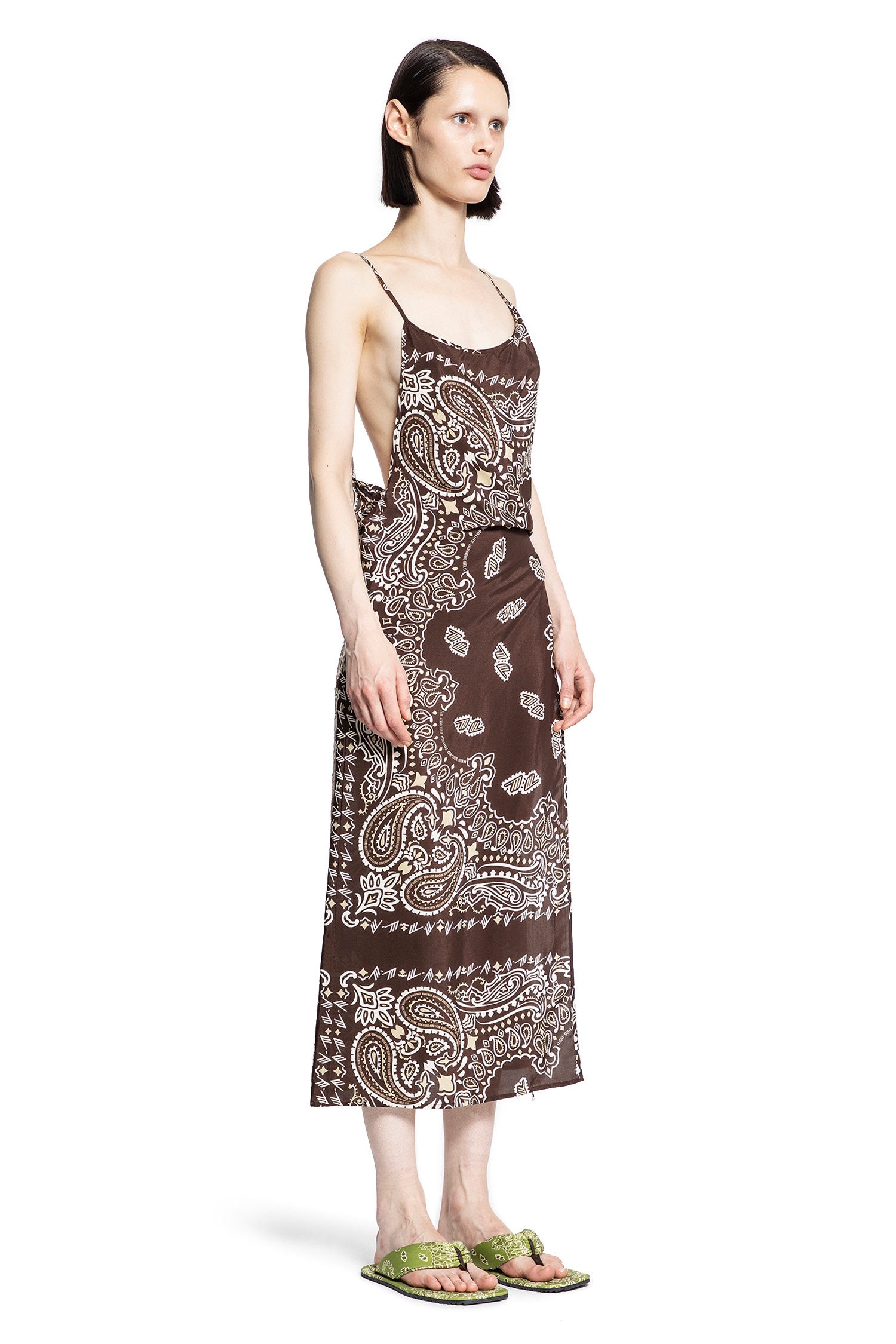 THE ATTICO WOMAN BROWN DRESSES