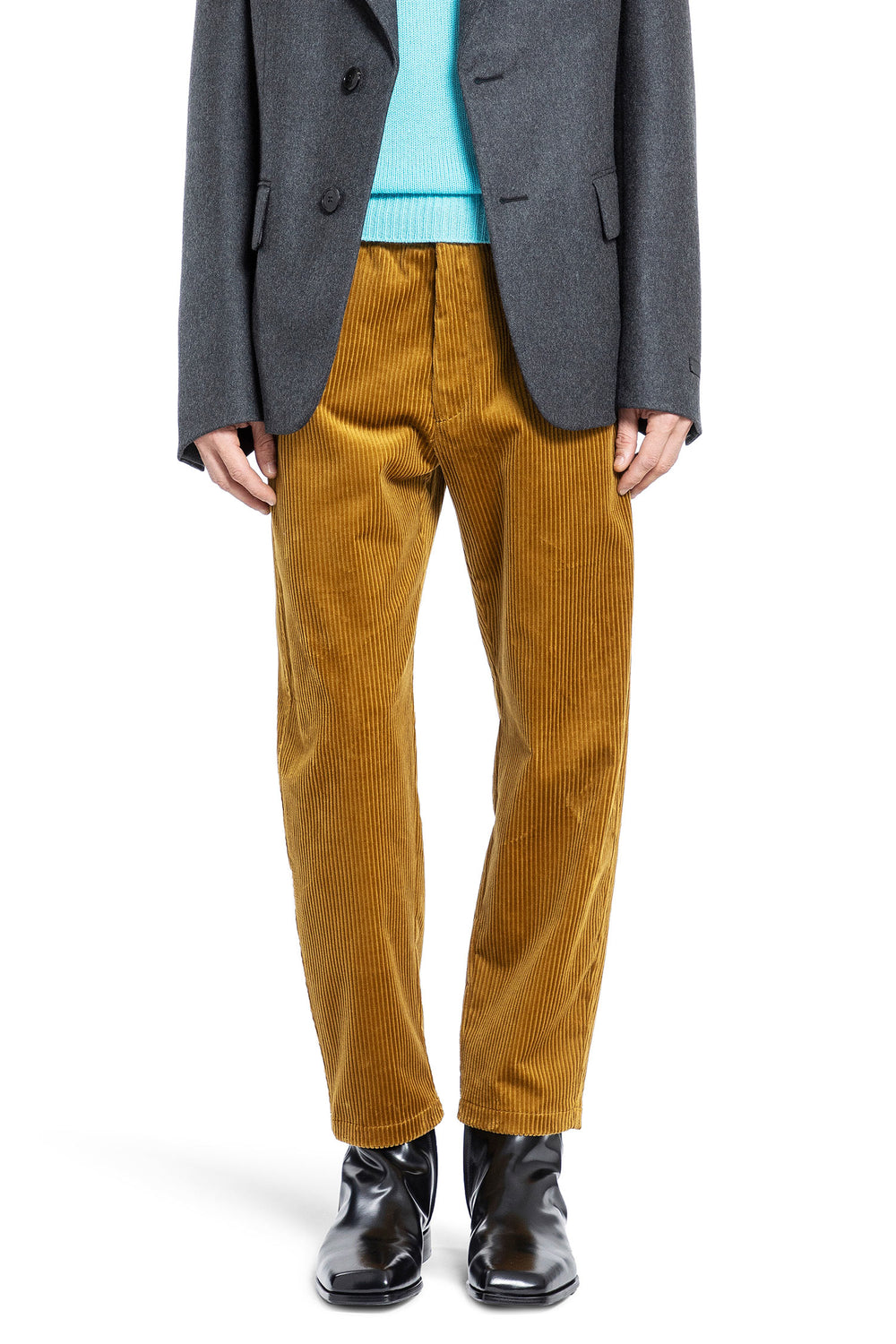 PRADA MAN YELLOW TROUSERS