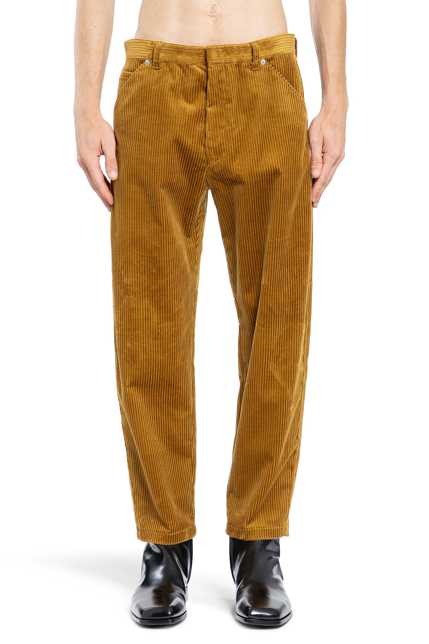 PRADA MAN YELLOW TROUSERS