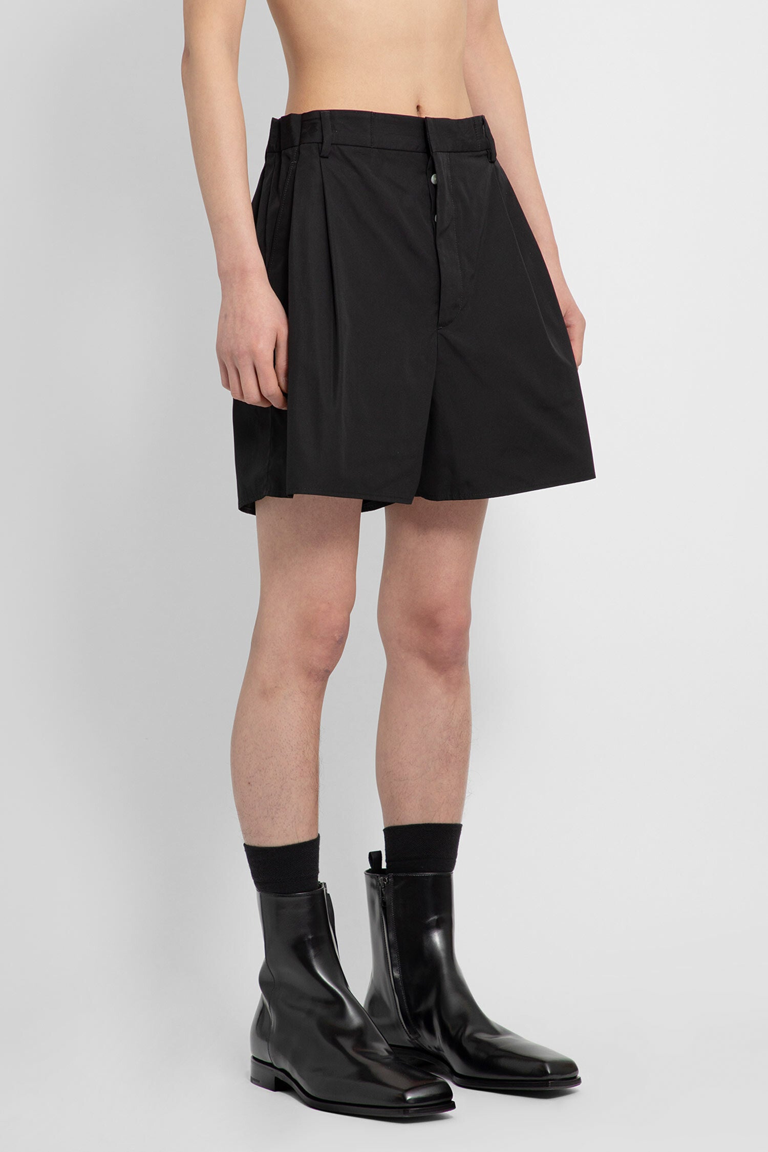 PRADA MAN BLACK SHORTS & SKIRTS