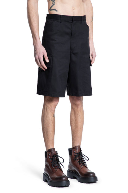 PRADA MAN BLACK SHORTS & SKIRTS