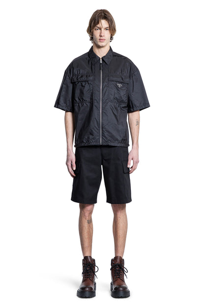 PRADA MAN BLACK SHORTS & SKIRTS