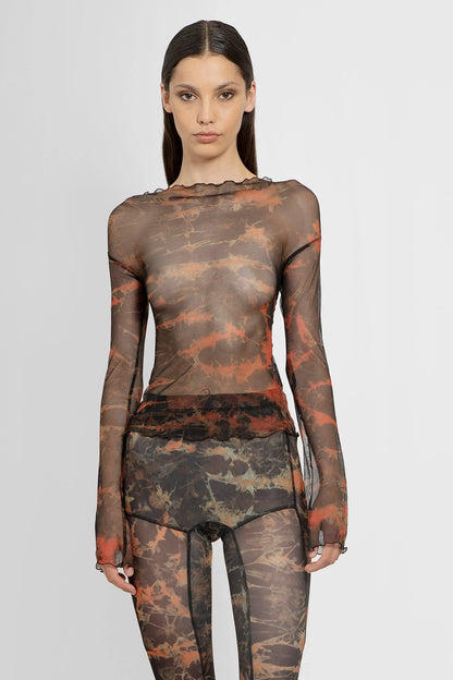 Antonioli KNWLS WOMAN BROWN TOPS