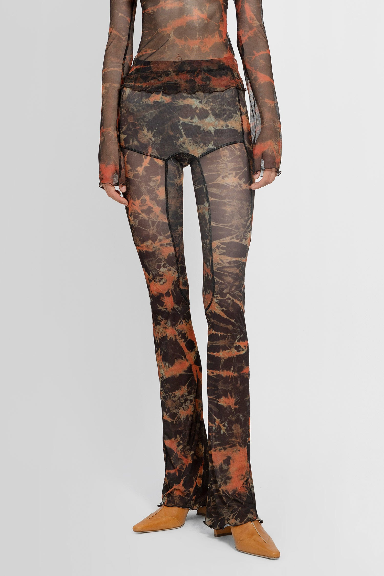 KNWLS WOMAN BROWN TROUSERS