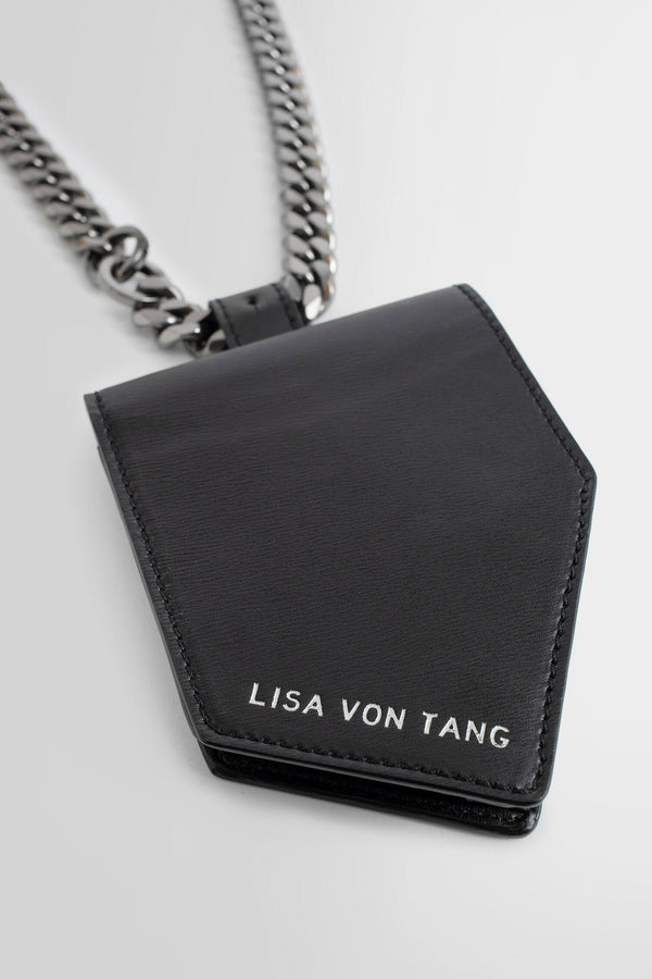 LISA VON TANG WOMAN BLACK SHOULDER BAGS