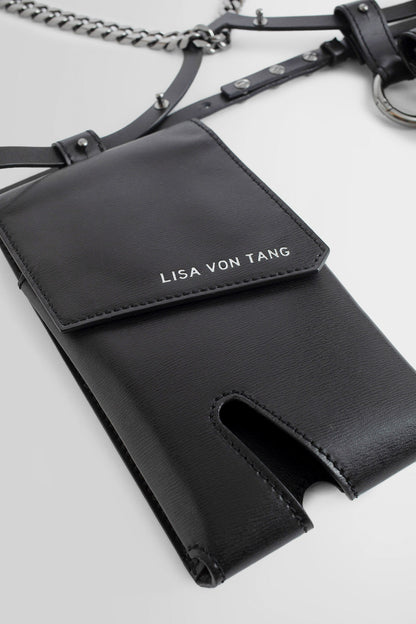 LISA VON TANG WOMAN BLACK FANNY PACKS