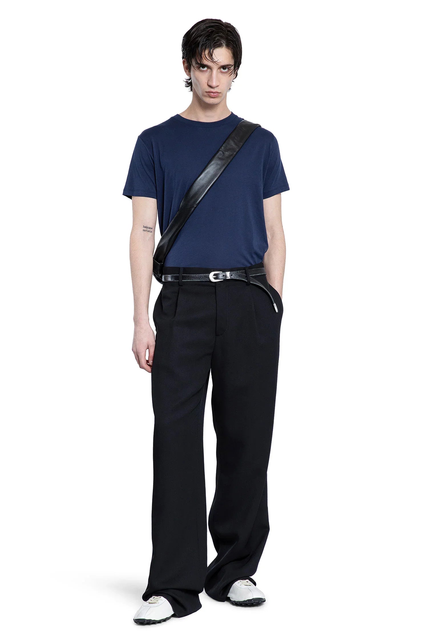 THIBAULT VAN DER STRAETE MAN BLUE T-SHIRTS & TANK TOPS - Antonioli.eu