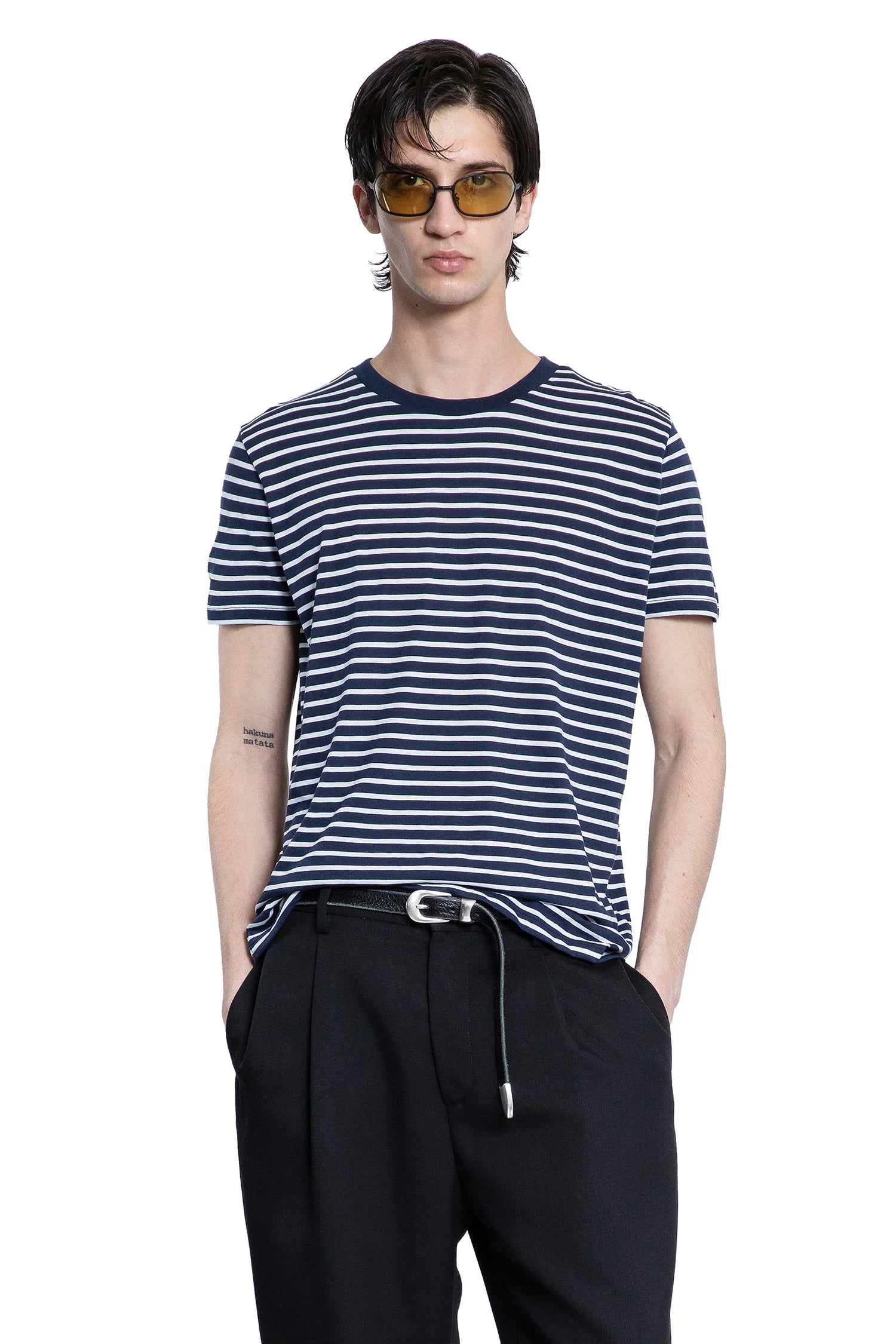 Striped Cotton Jersey T-Shirt - Antonioli.eu