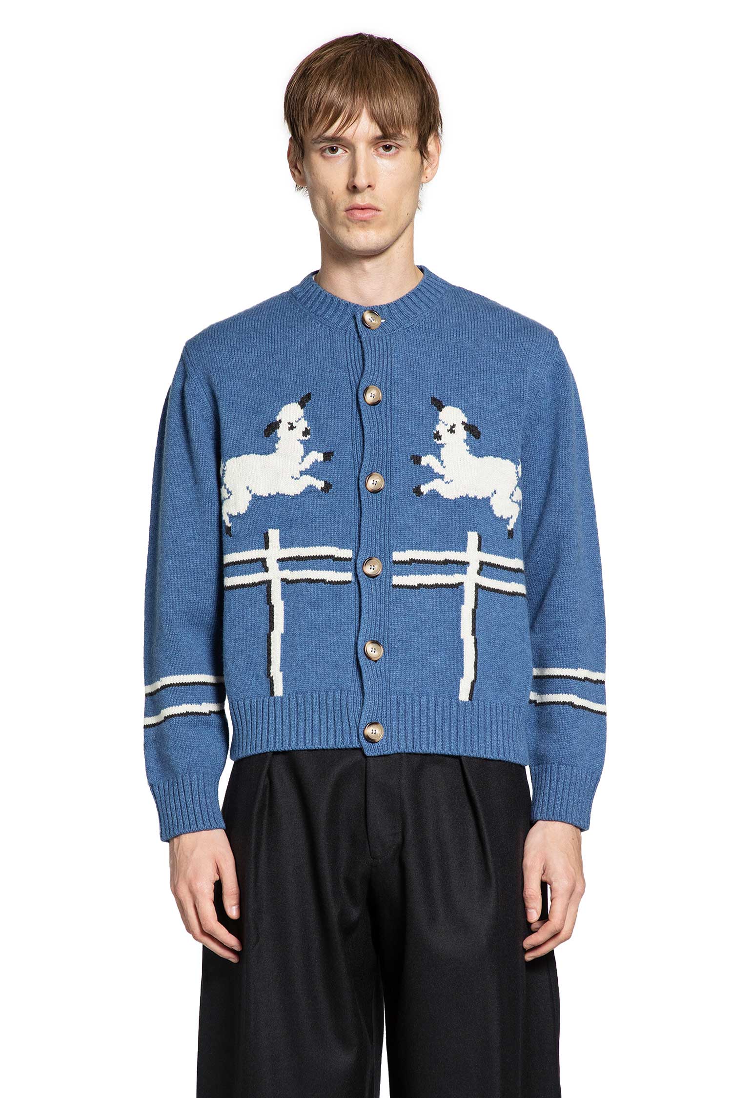 Cyril Lamb Motif Cardigan