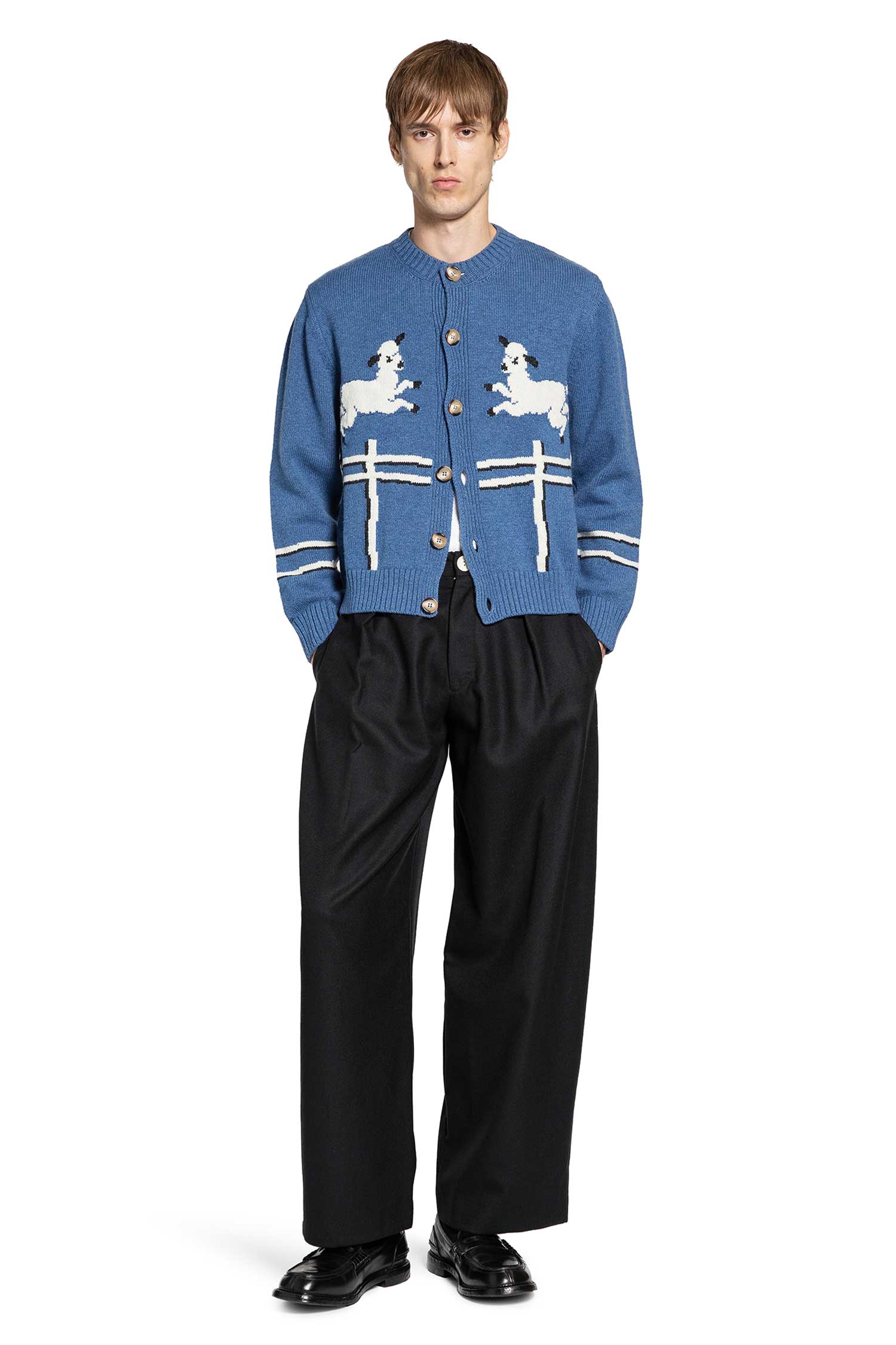 Cyril Lamb Motif Cardigan