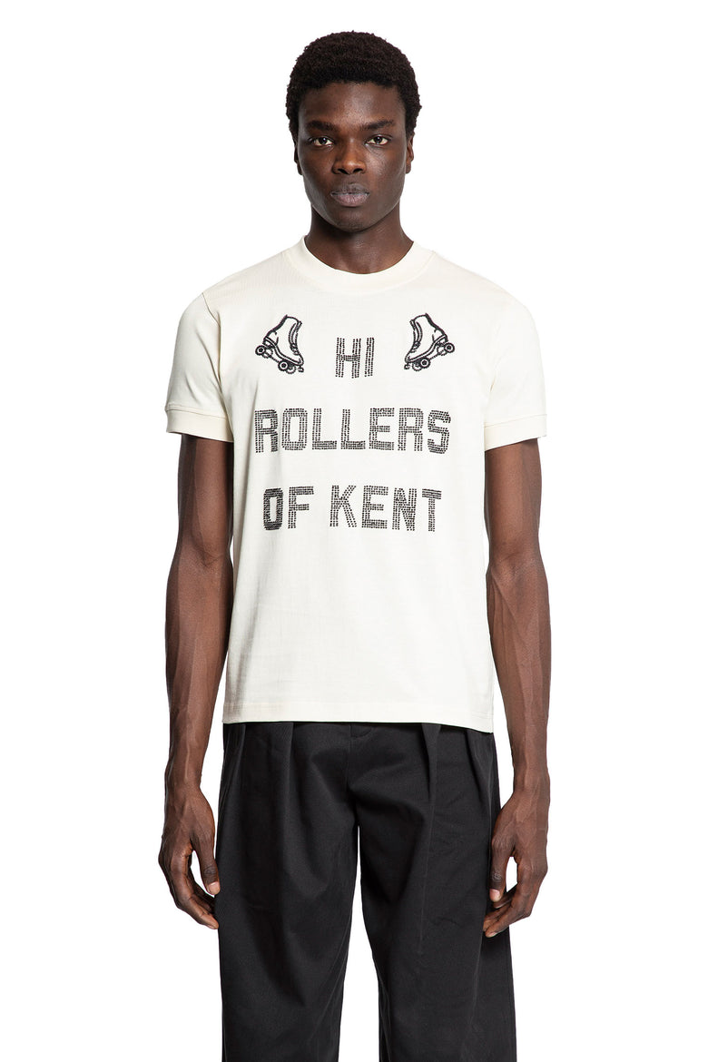 S.S.DALEY MAN OFF-WHITE T-SHIRTS & TANK TOPS