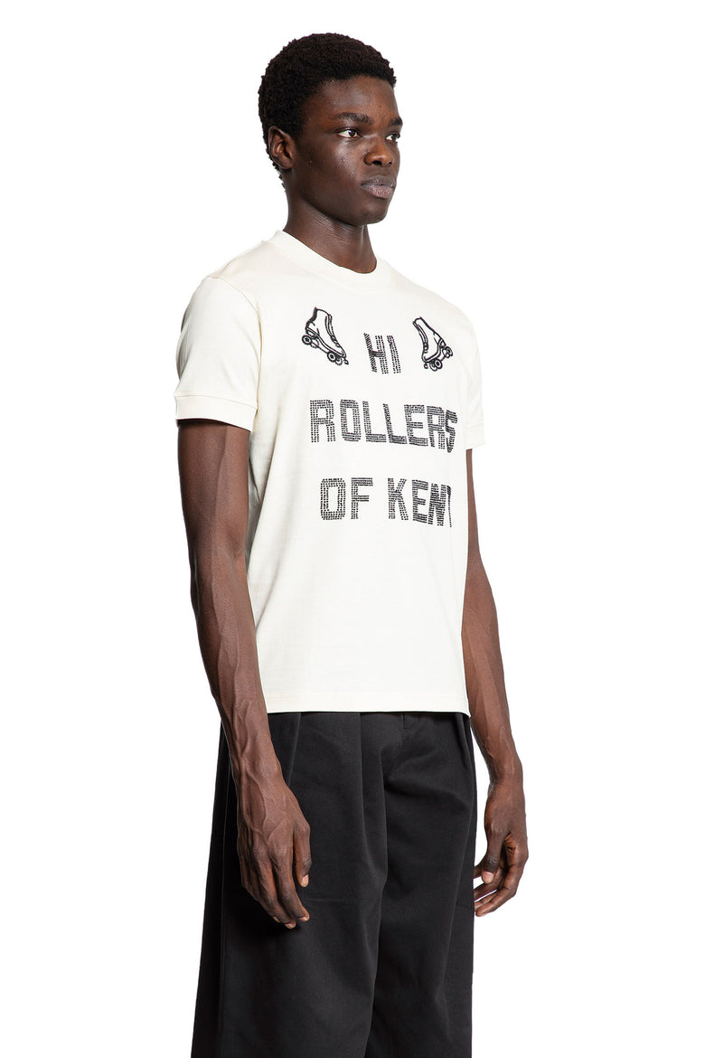 S.S.DALEY MAN OFF-WHITE T-SHIRTS & TANK TOPS