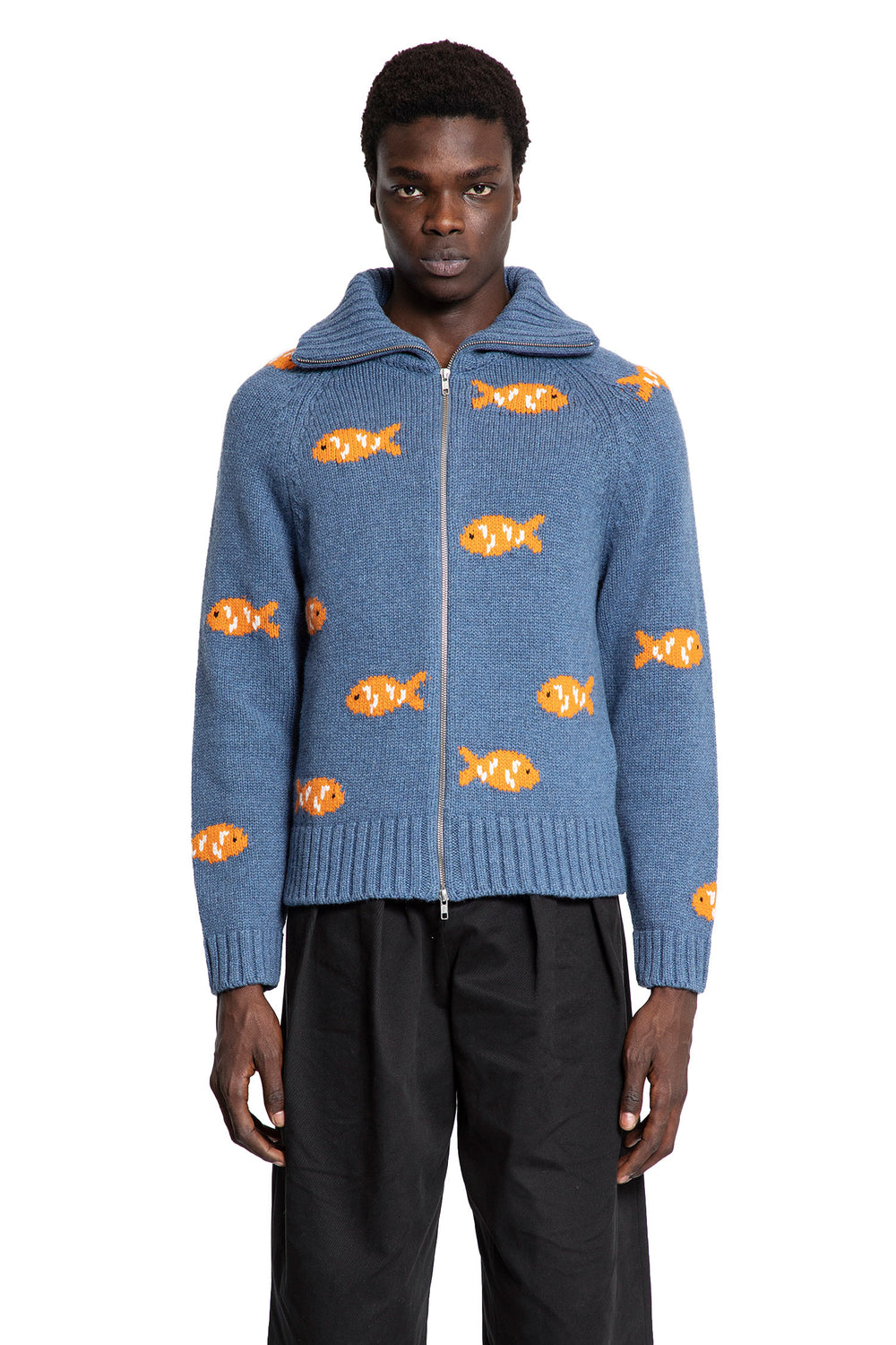 S.S.DALEY MAN BLUE KNITWEAR