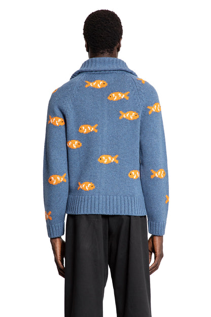 S.S.DALEY MAN BLUE KNITWEAR