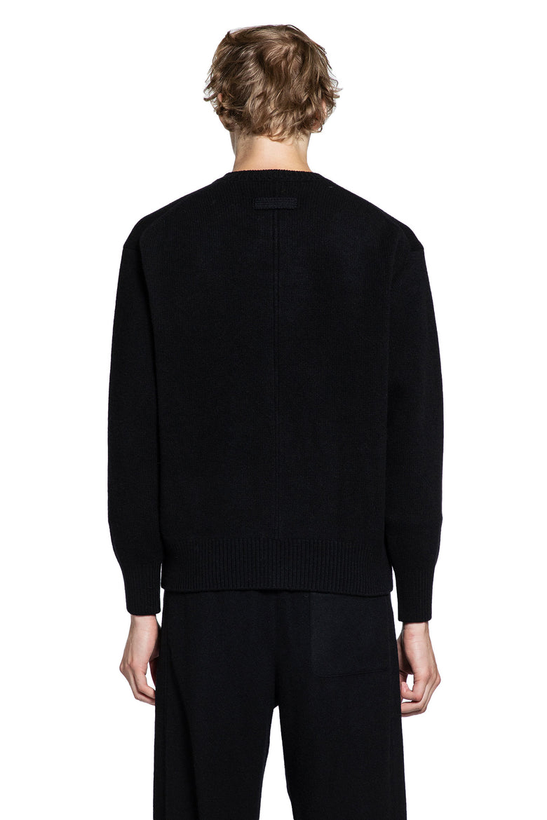 SSSTEIN UNISEX BLACK KNITWEAR