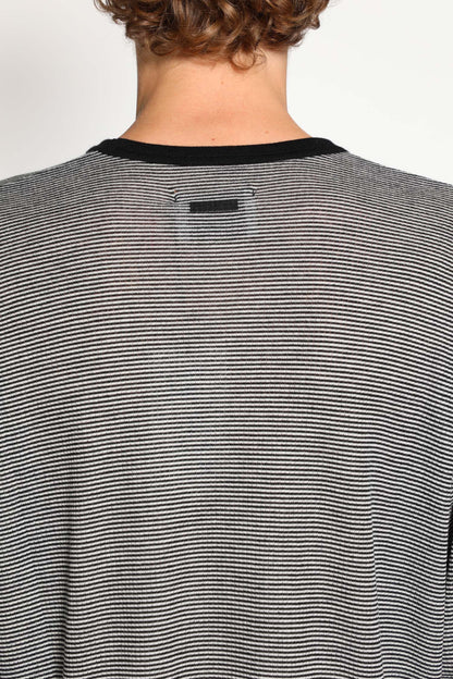 Fine Wool Oversize Long Sleeve Tee