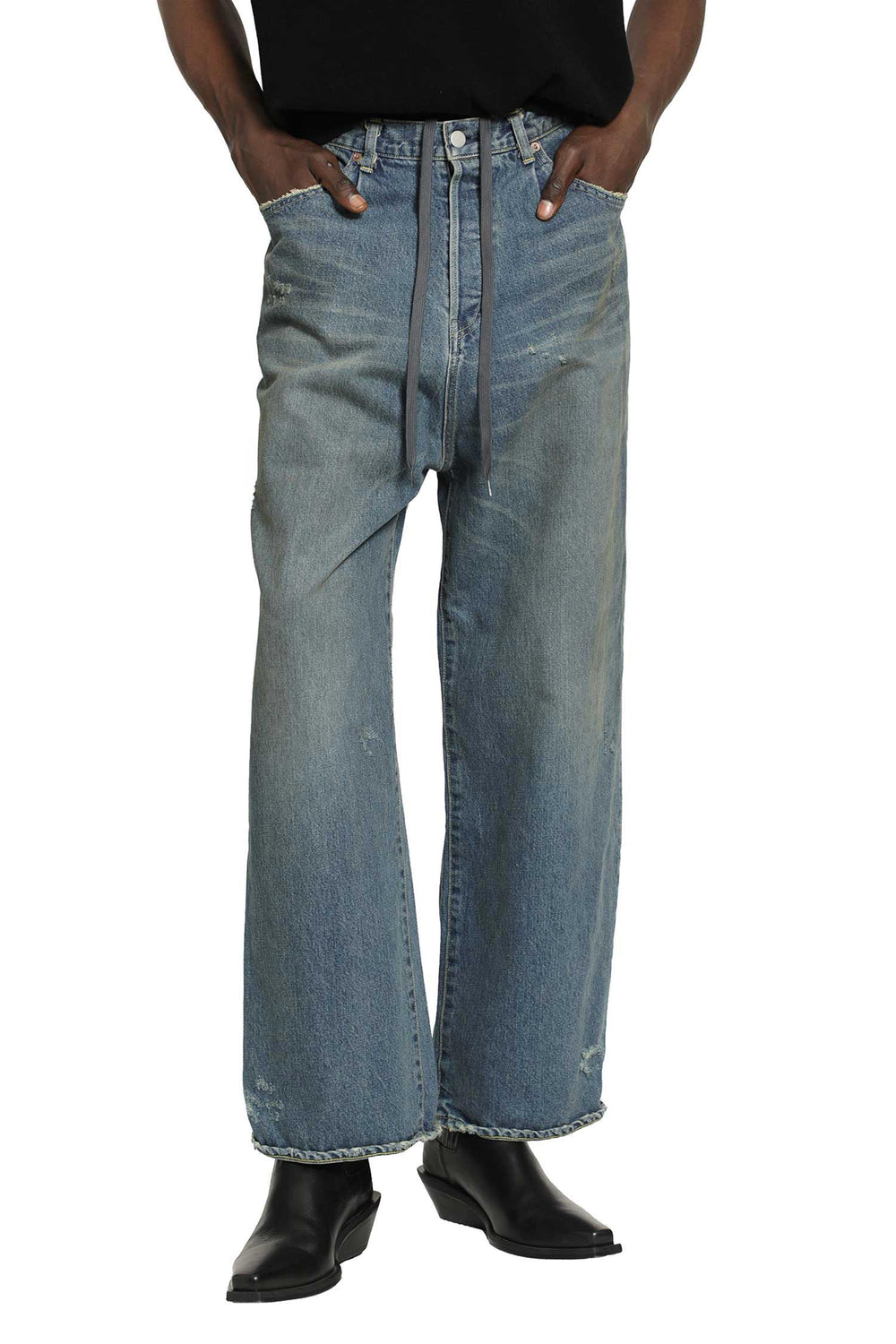 SSSTEIN Baggy Denim Jeans man