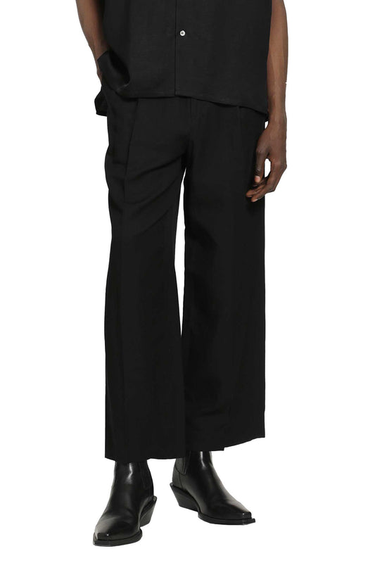 Twill Easy Long Wide Trousers