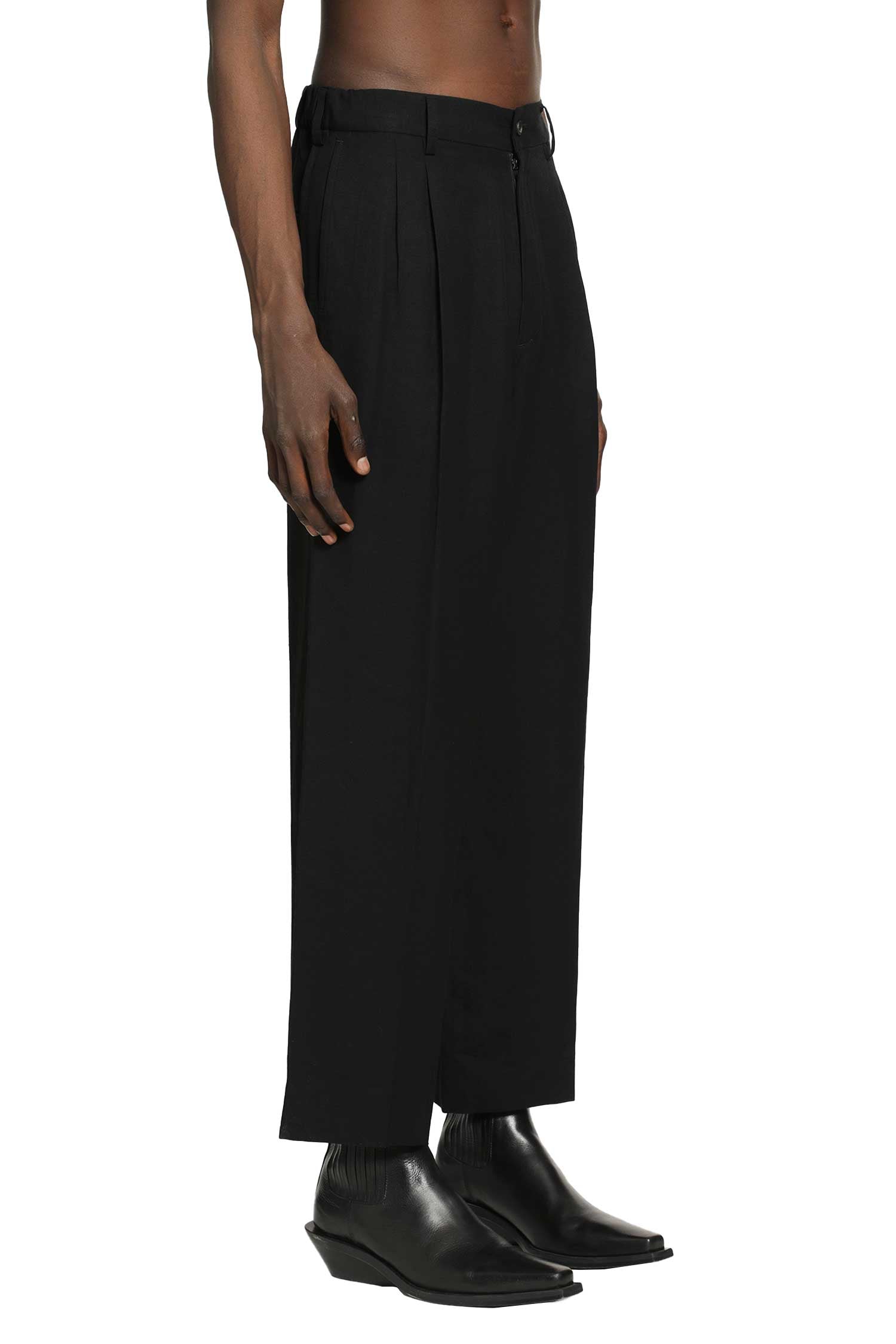 Twill Easy Long Wide Trousers