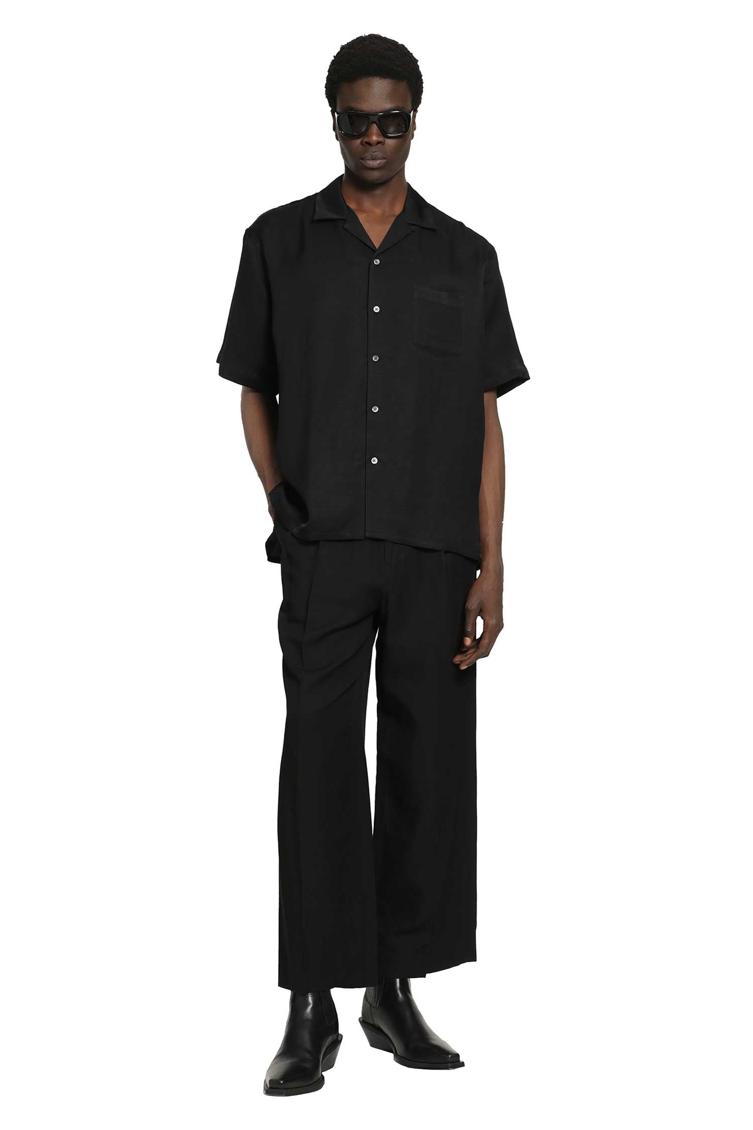 SSSTEIN Twill Easy Long Wide Trousers man