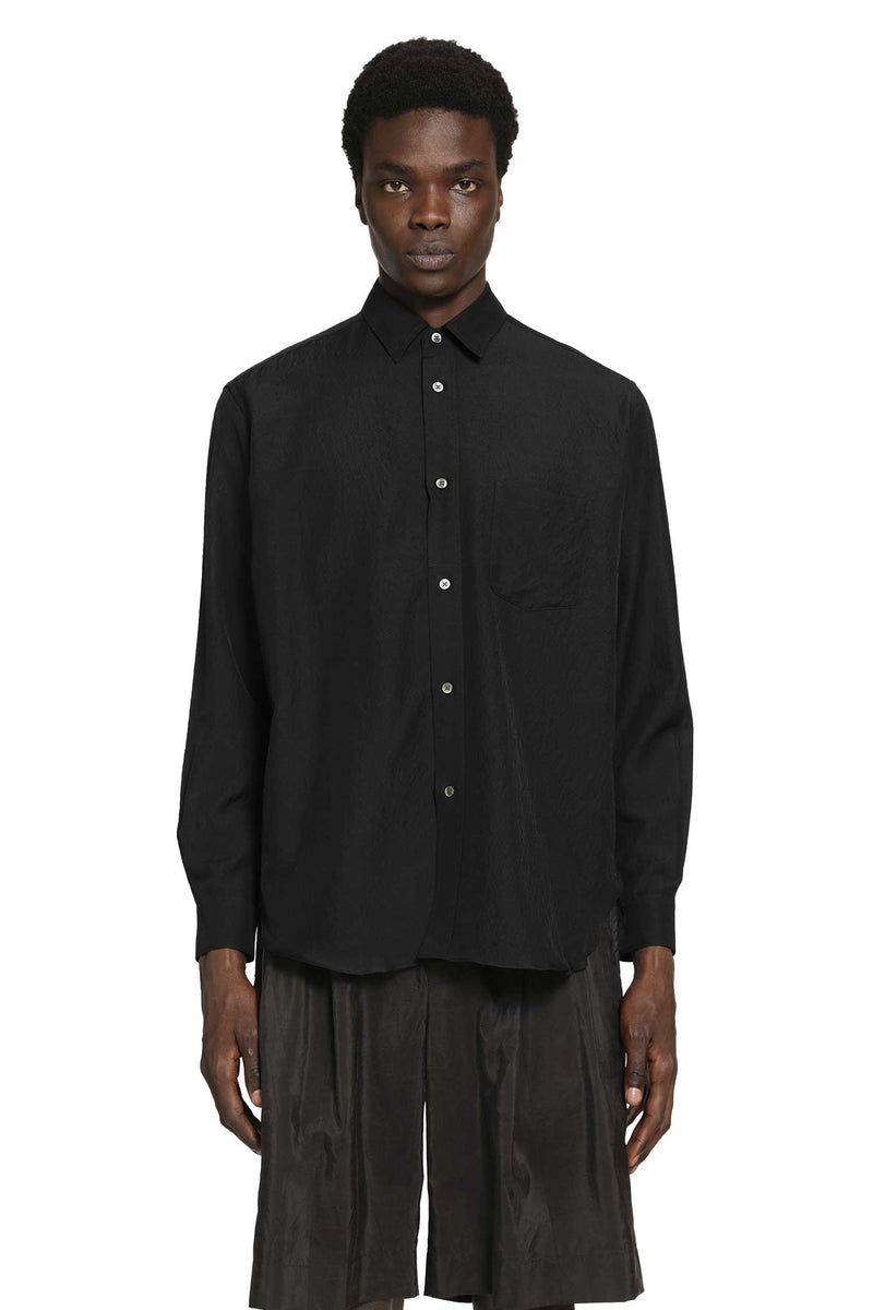 SSSTEIN Wool Silk Pocket Shirt man