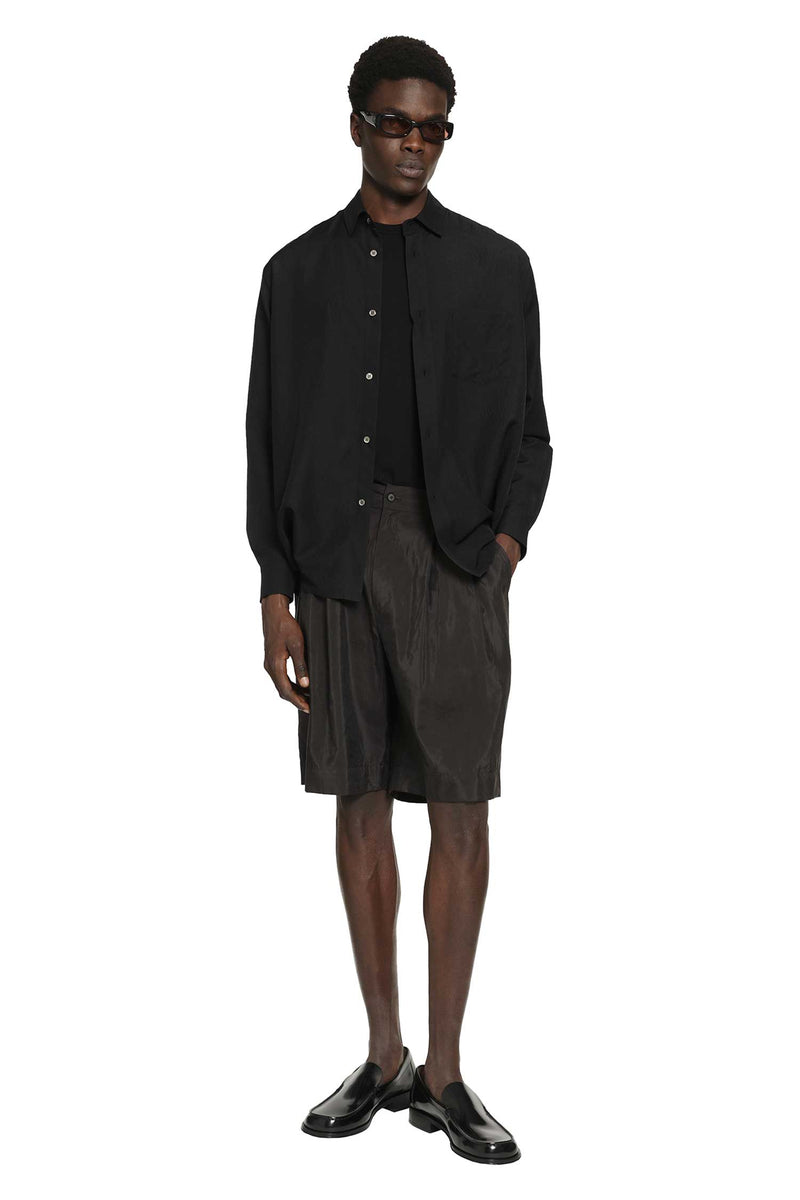 SSSTEIN Wool Silk Pocket Shirt man