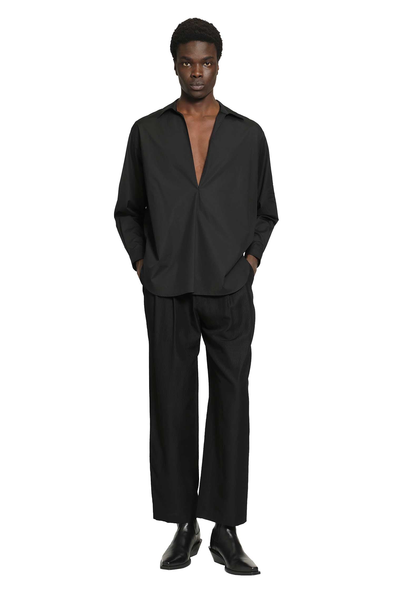 Tailored Wool Blend Pants