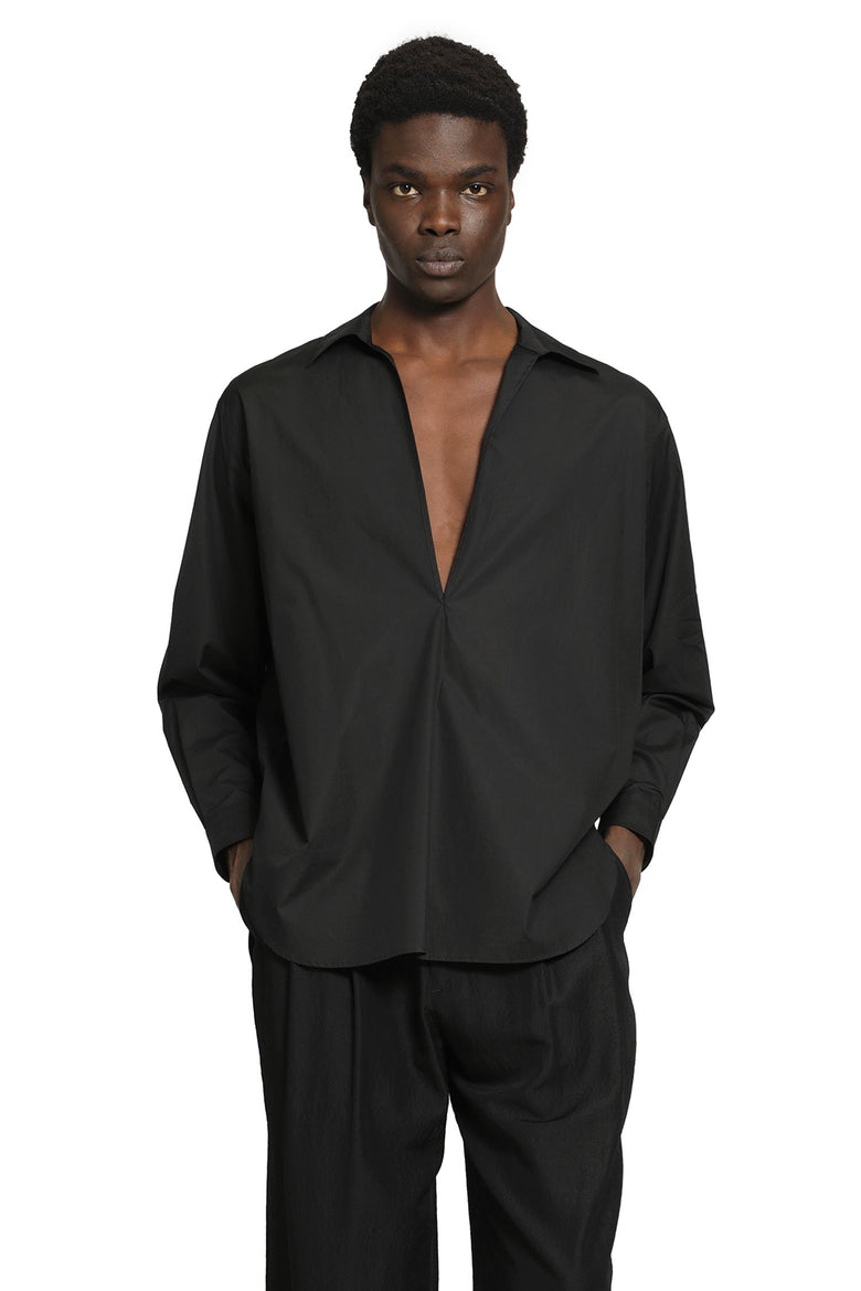 SSSTEIN Suvin Cotton Oversized Skipper Shirt man