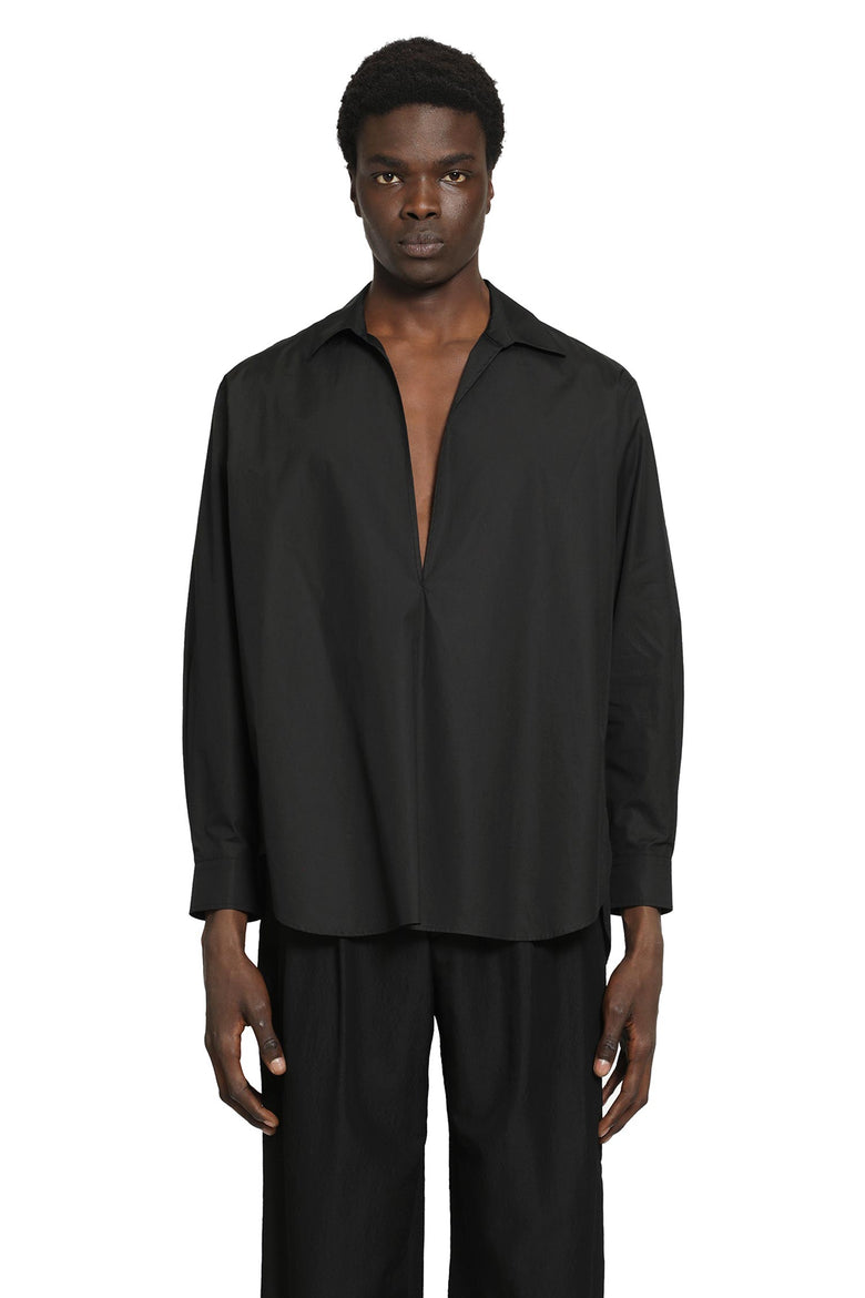 
              SSSTEIN Suvin Cotton Oversized Skipper Shirt man
            