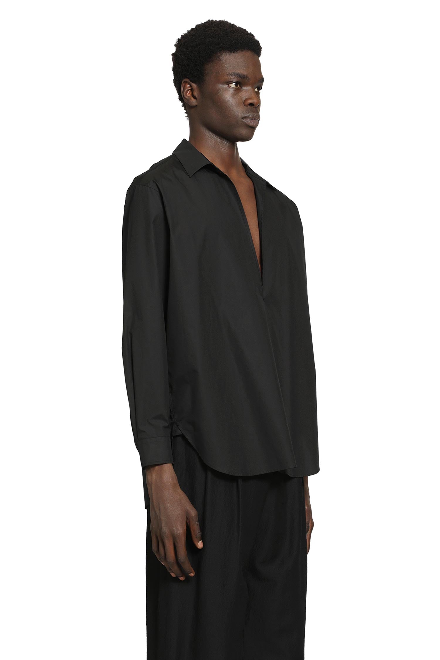 SSSTEIN Suvin Cotton Oversized Skipper Shirt man