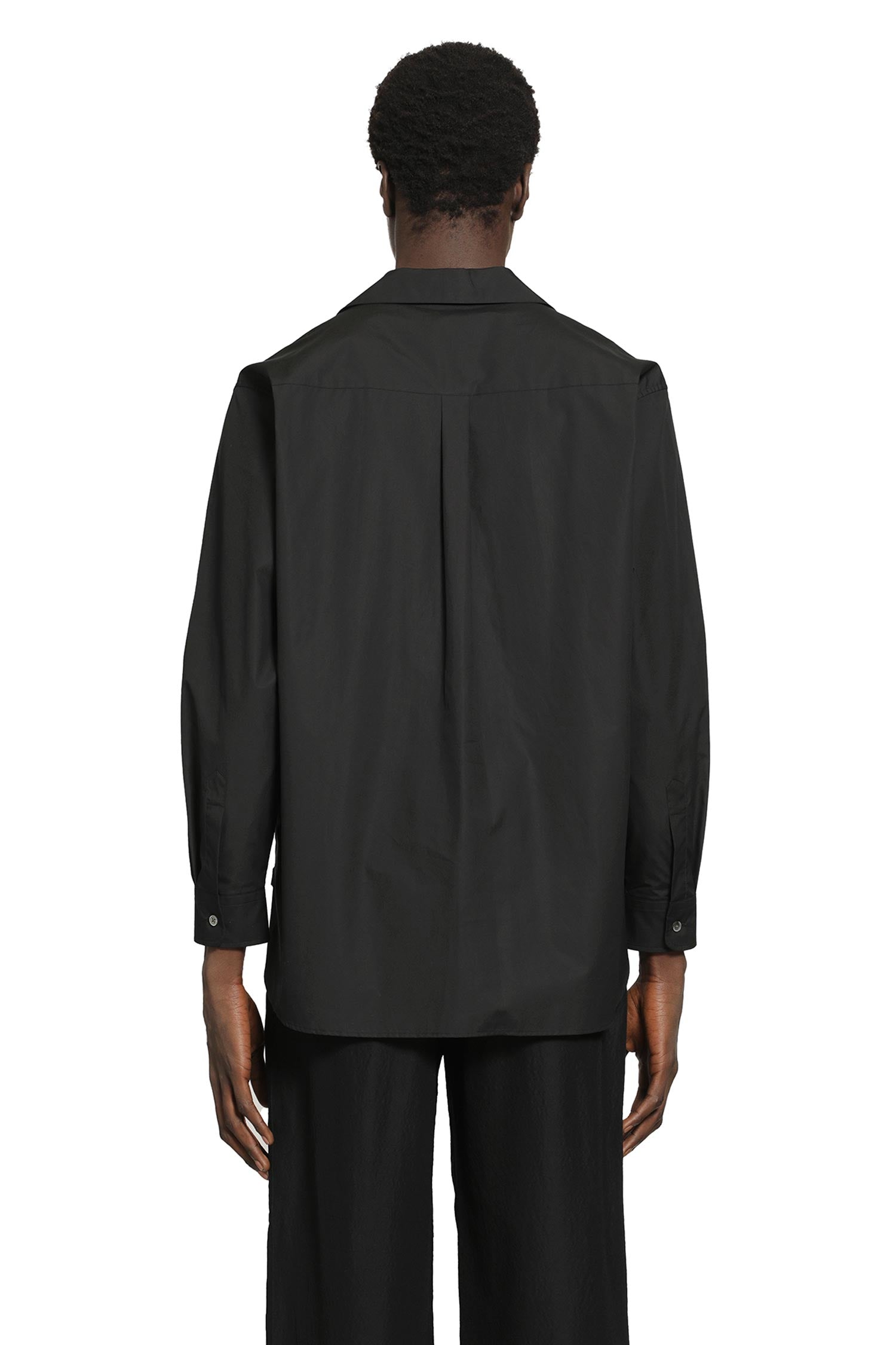 Suvin Cotton Oversized Skipper Shirt