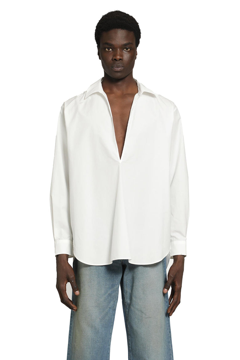 
              SSSTEIN Suvin Cotton Oversized Skipper Shirt man
            
