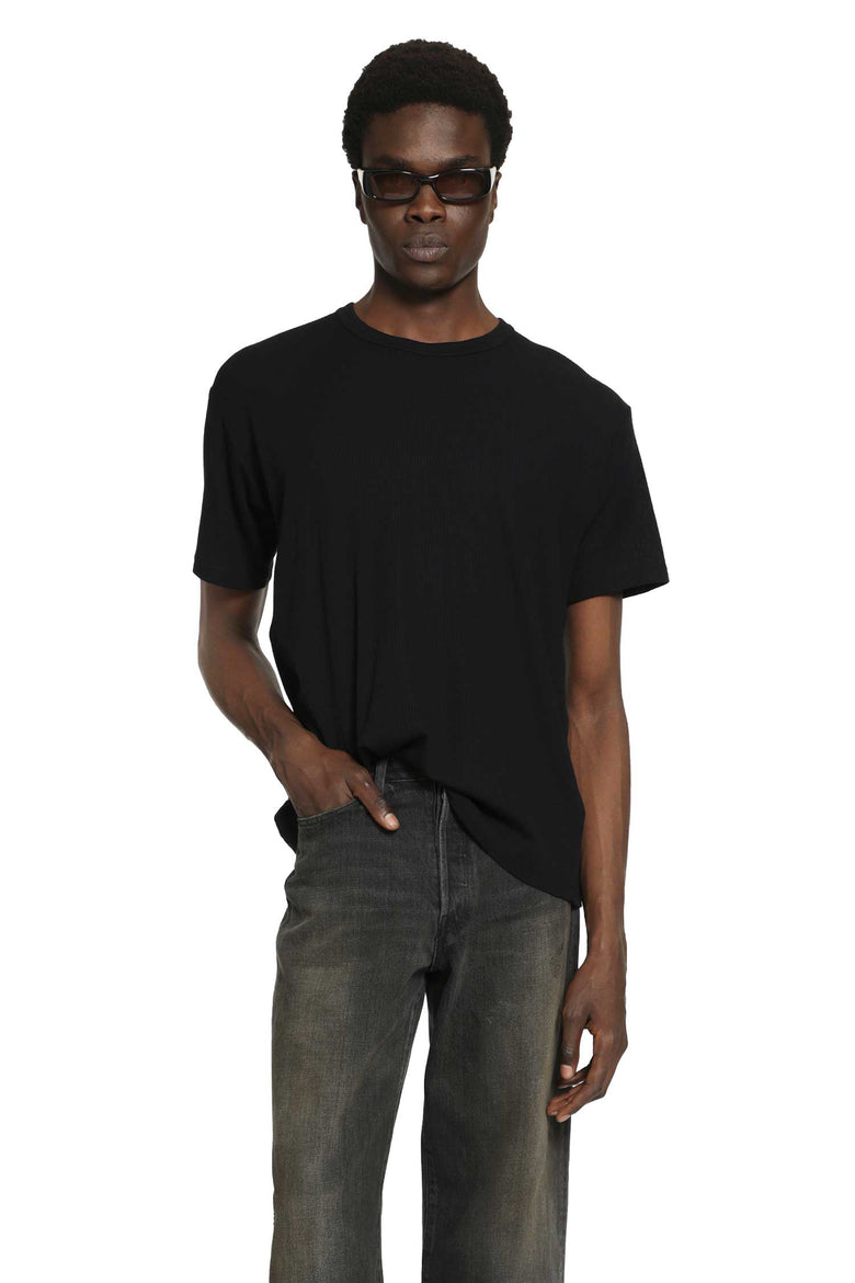 SSSTEIN Rib Wool Jersey T-Shirt man
