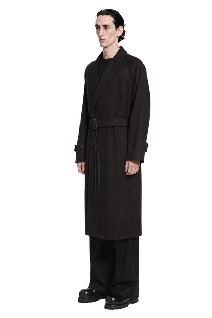 Oversized Peak Lapel Chester Coat