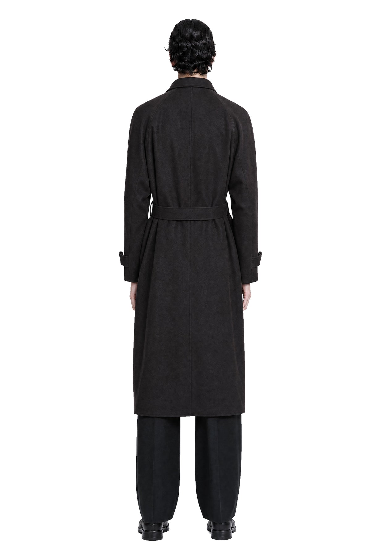 Oversized Peak Lapel Chester Coat