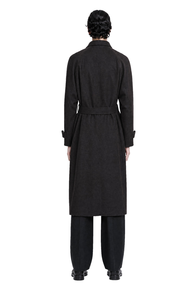 SSSTEIN Oversized Peak Lapel Chester Coat man