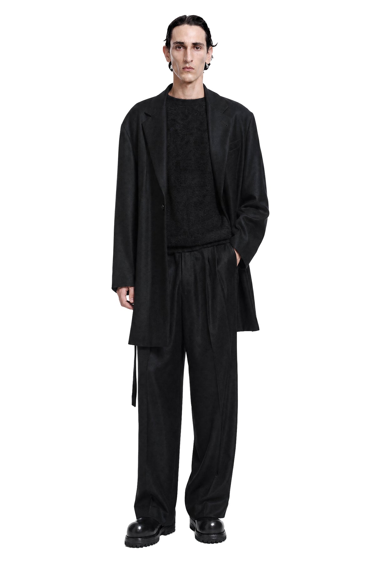 Pure Cashmere Half Coat
