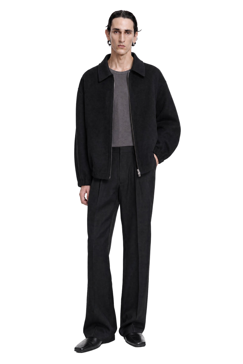 SSSTEIN Double Face Cloth Zip Jacket man