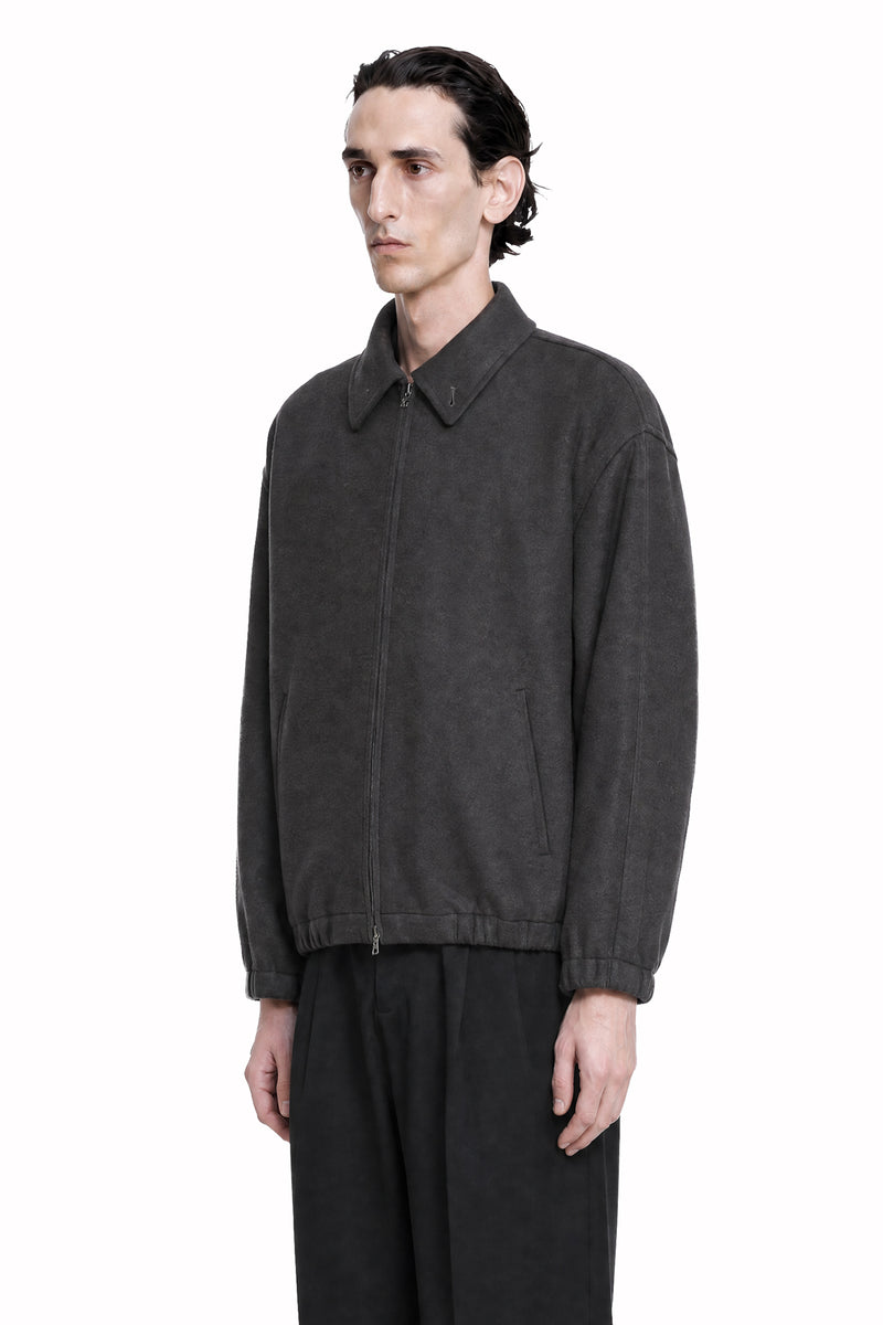 SSSTEIN Double Face Cloth Zip Jacket man